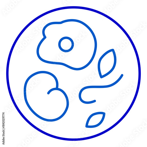 Cell Dish Biology Icon