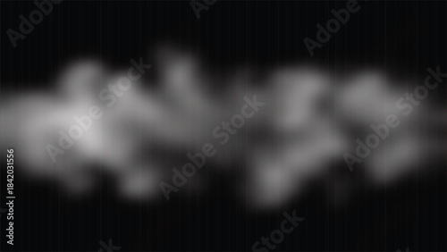 Abstract smoke or cloud texture in black, white, and gray tones. Textured black and white fog cloud. Abstract Black and White Fog Background