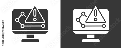 Crisis Simulation Icon Set Vector Collection Isolated In Black And White