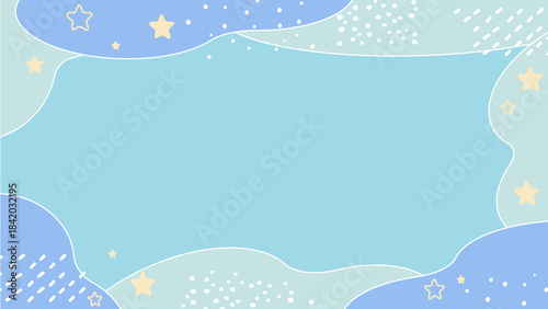 夜空のフレーム【16:9素材シリーズ】