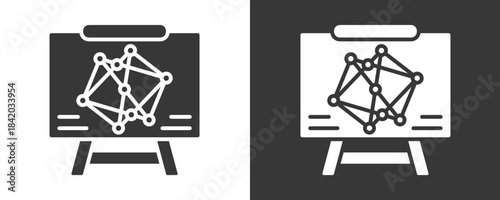 Algorithm Icon Set Vector Collection Isolated In Black And White