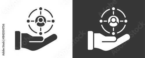 Stakeholder Icon Set Vector Collection Isolated In Black And White