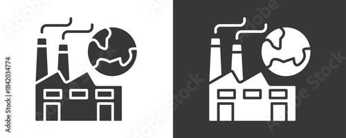 Emerging Icon Set Vector Collection Isolated In Black And White