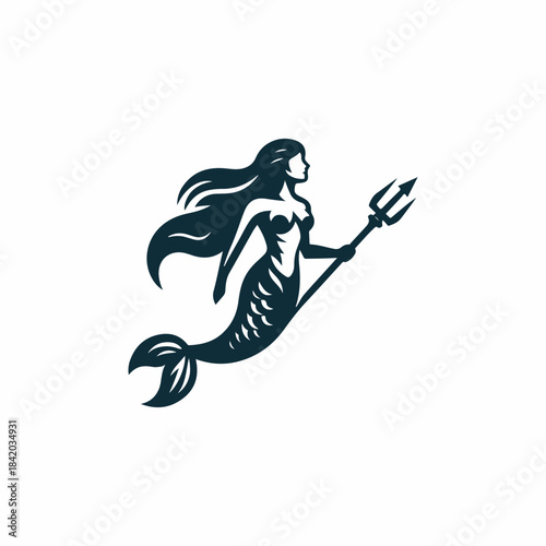 Mermaid Warrior Logo