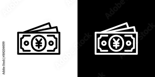 お札のアイコン（日本円）