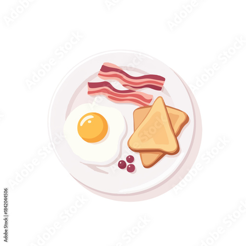 A plate of breakfast