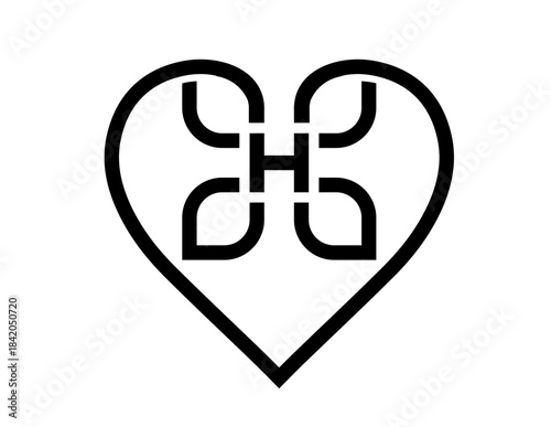 h love logo