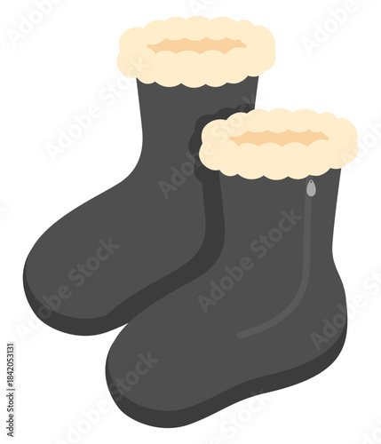スノーブーツのイラスト