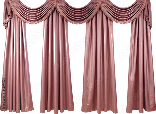 Red Velvet Theater Stage Cart Backdrop for any show, event or classical  performance