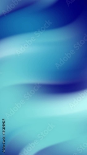 Abstract blue and turquoise waves creating a serene background, suitable for technology themes