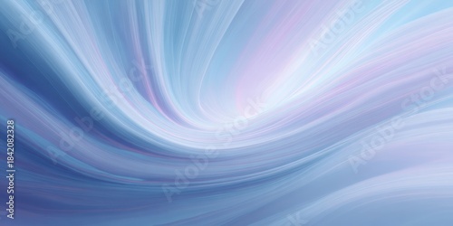 Wallpaper Mural Abstract background with soft blue shape flow, refraction effect in seamless loop animation render, gentle curve suggests calm motion and airy light wave Torontodigital.ca