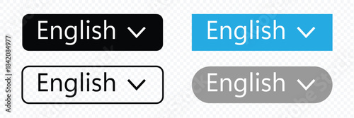 Translate vector icon. Change language button isolated on transparent background. Element for web, mobile or user interface. Vector illustration. Vector Illustration .EPS 10 .