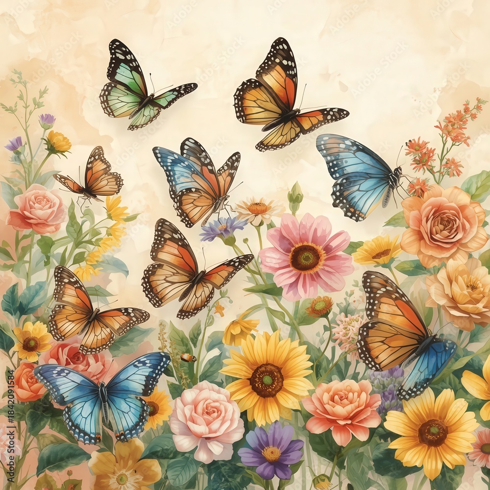 Fototapeta premium butterfly beauty