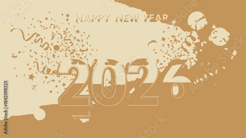 New Year 2024 Celebration: A captivating visual celebrating the dawn of the new year, the image presents the year 2024 in a sophisticated manner.
