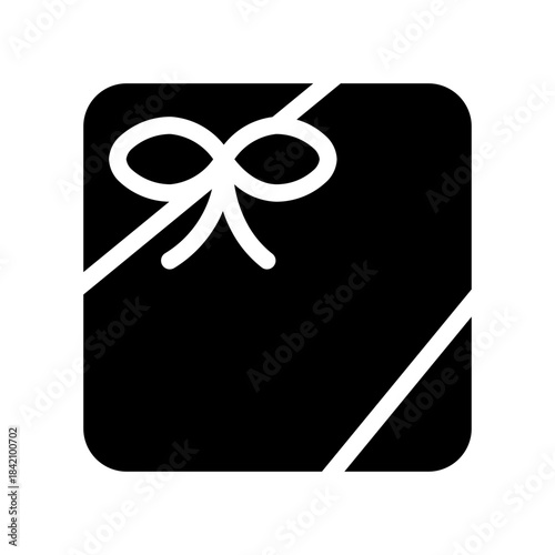 gift glyph icon