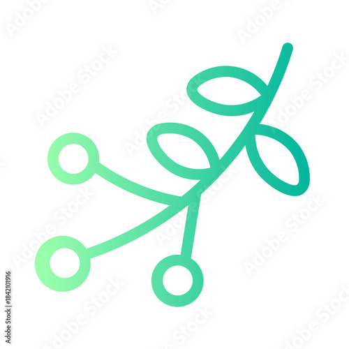 mistletoe gradient icon
