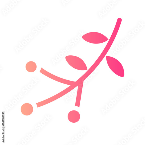 mistletoe gradient icon