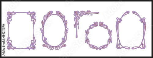 Elegant Floral Vintage Borders Collection