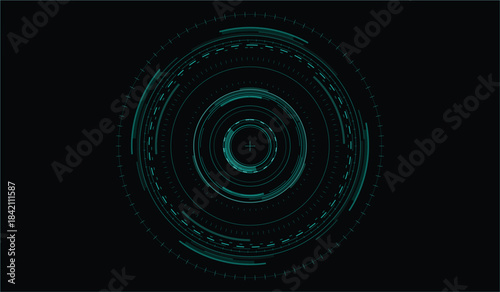 Abstract Geometric Polygon Background Design with Blue, Purple and Gray Shades