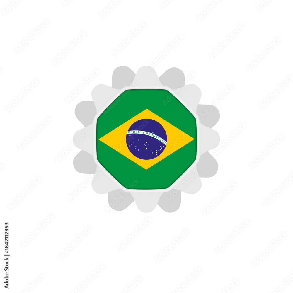 Fototapeta premium flag of brazil