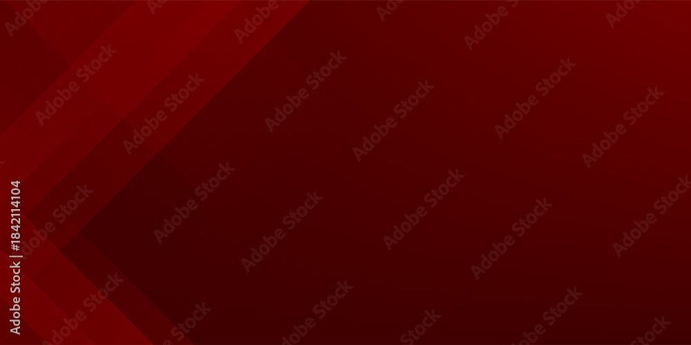 Obraz premium Abstract simple dark red gradient illustration background with 3d look overlap square with shadow and line pattern. Cool design and luxury. Eps10 vector