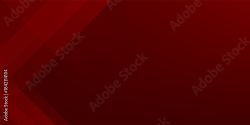 Abstract simple dark red gradient illustration background with 3d look overlap square with shadow and line pattern. Cool design and luxury. Eps10 vector