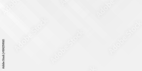 White abstract background with line pattern, banner design. Vector 16:9
