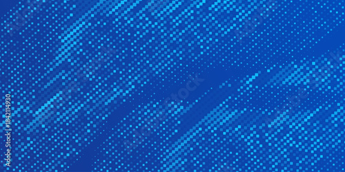 Design Blue Tech Finance Fintech Background Abstract Pixel Pattern. Abstract Business Tech Modern Abstract Art Background
