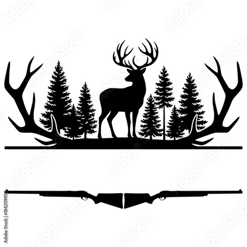 Monograma de Caça ao Veado