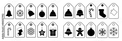 Black and white vector icon set of zodiac signs and symbols for logo design or art illustration