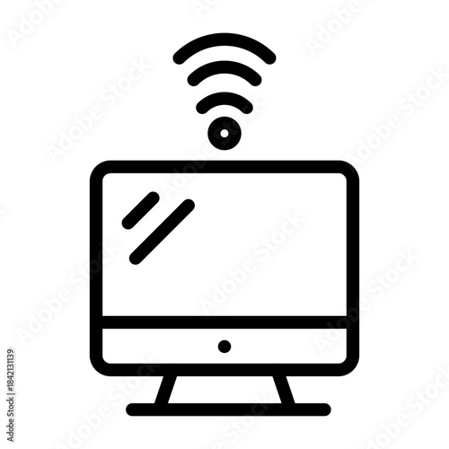 Network Attached Storage Vector Icon