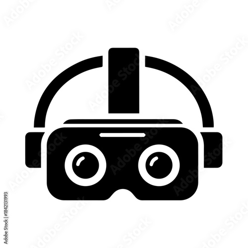 Immersive Reality: A sleek VR headset, a gateway to digital worlds, stands as a symbol of futuristic technology and the promise of innovative experiences.