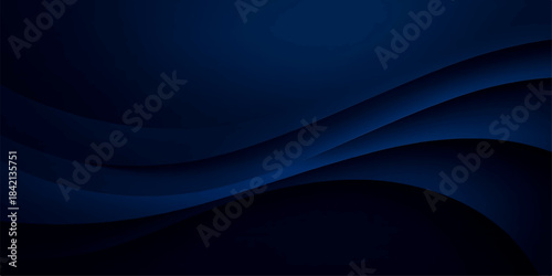 Futuristic dark blue energy waves flow across a fractal abstract background with glowing purple lines and texture