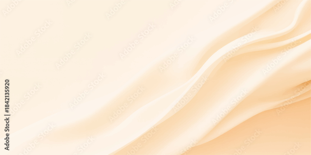 Obraz premium Abstract golden silk backdrop with flowing waves and smooth, shiny texture