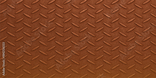 Rusty metal surface texture of an old industrial steel plate pattern