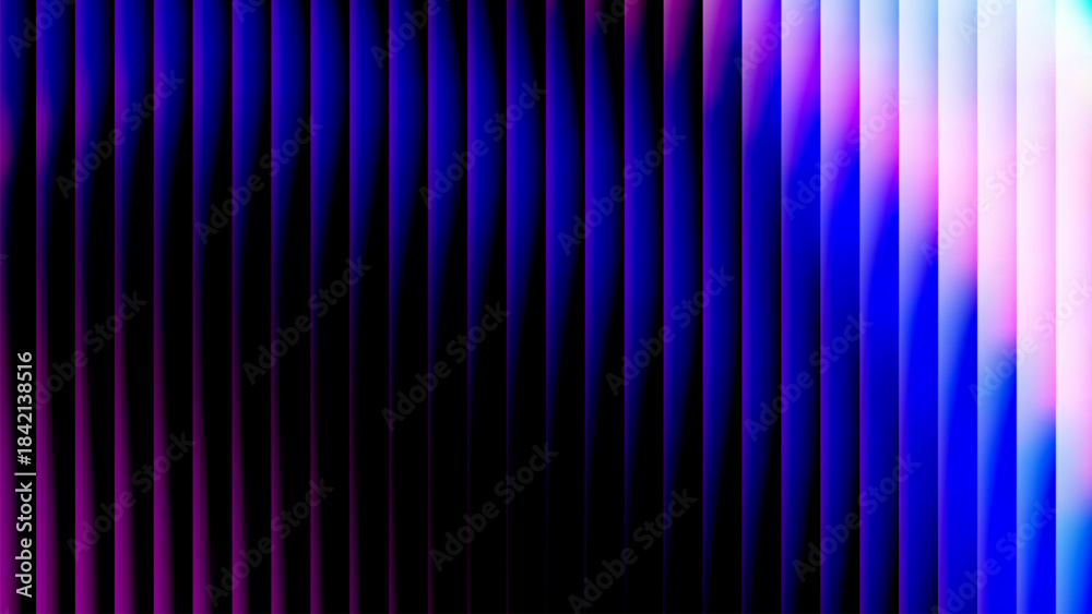 Fototapeta premium Neon glow glasses stripes background