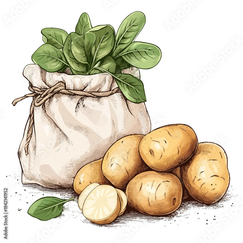 sack of potatoes