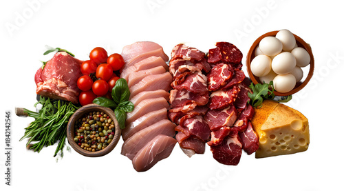 Healthy Eating Eating Low Carb Keto Ketogenic Diet Plan Protein Fat High quality photo