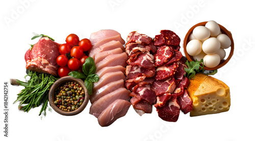 Healthy Eating Eating Low Carb Keto Ketogenic Diet Plan Protein Fat High quality photo