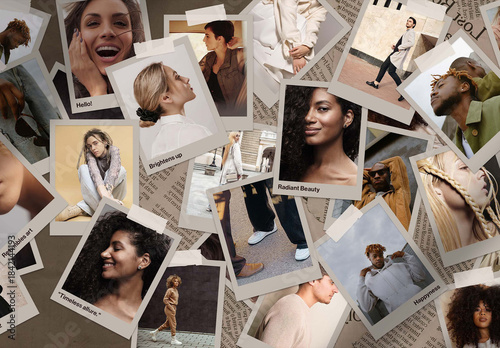 Polaroid Photo Collage Template