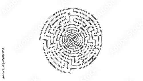 maze or labyrinth game for kids