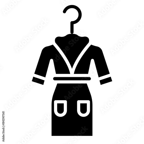 Bathrobe Vector Icon