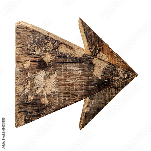 Plakat Ancient cuneiform tablet shaped like an arrow