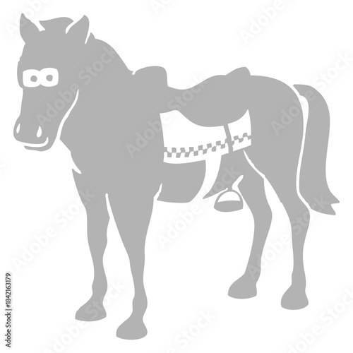 Stylized Horse Graphic