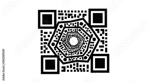 vector illustration of a black and white abstract background