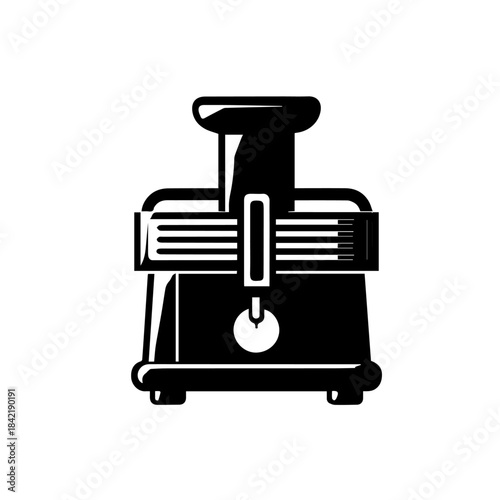 Sleek Modern Electric Juicer Machine Vector Illustration