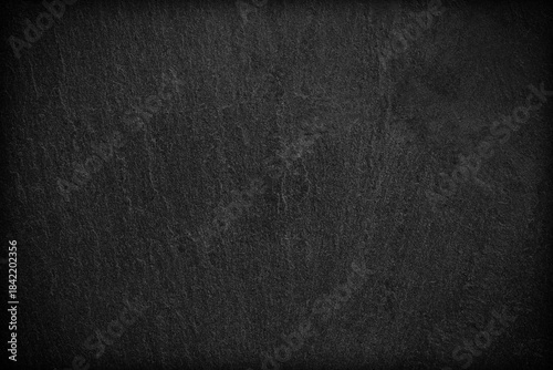 Dark grey black slate background or texture.