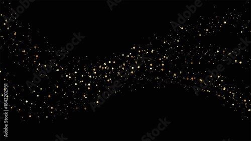 Gold Glitter Abstract Backg...