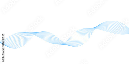 This abstract blue wave background features a liquid motion design with flowing vector curves and light patterns, creating a professional sea-inspired wallpaper concept for a business web backdrop