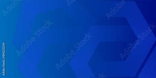 Abstract Hexagon Blue Tech Finance Fintech Background Abstract Pixel Pattern. Abstract Business Tech Simple Art Modern Abstract